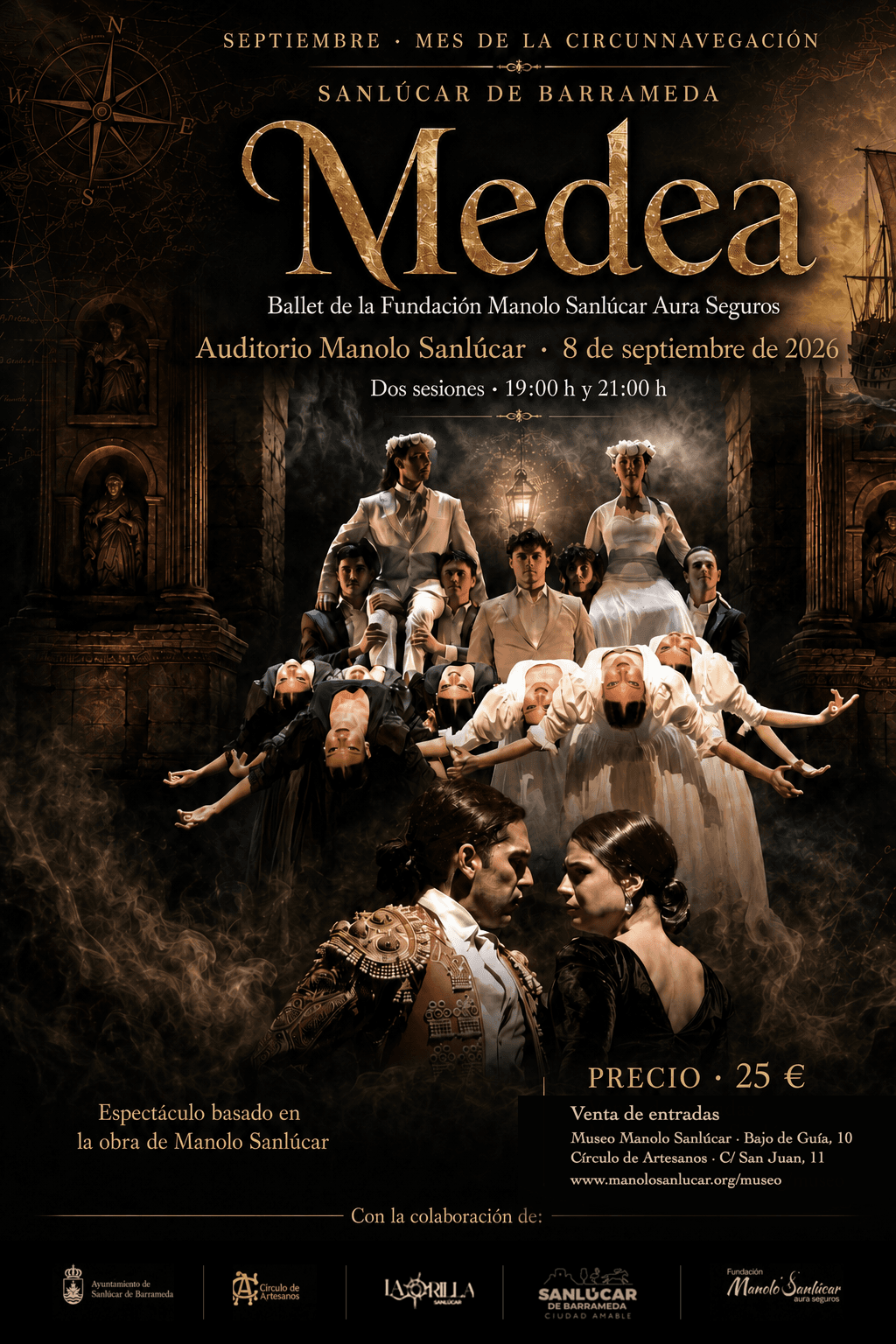Cartel de Medea · Sanlúcar 2026